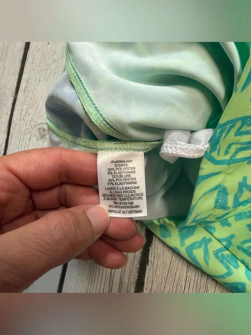 Chubbies Men's M Shakedowns 5.5